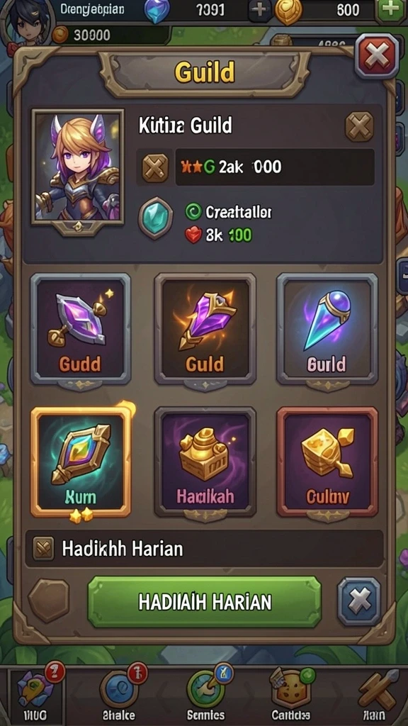 Screenshot menggambarkan fitur bonus yang menarik dalam permainan.