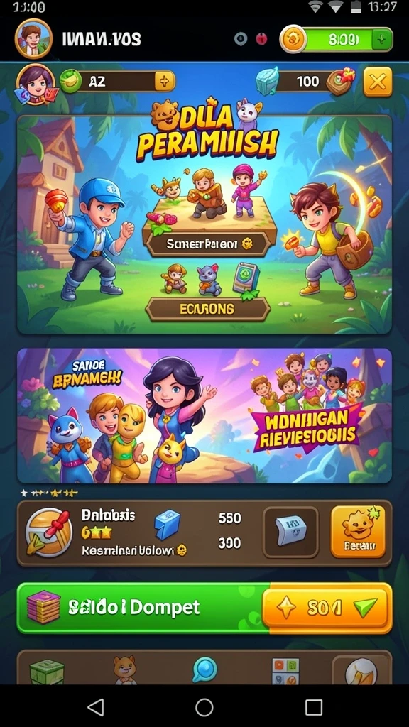Tampilan antarmuka yang menarik dan intuitif.