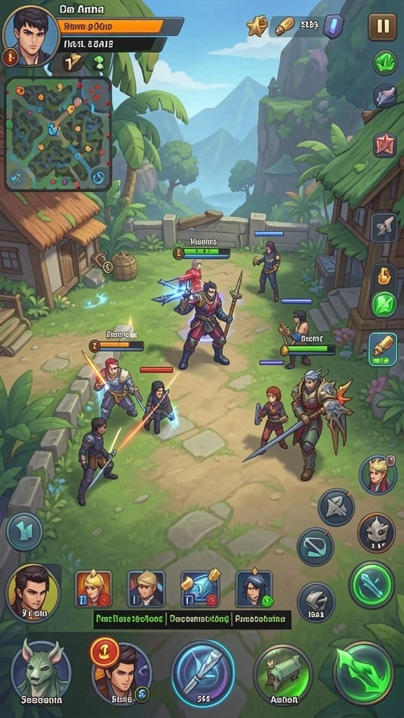 Screenshot menampilkan karakter utama dalam aksi.