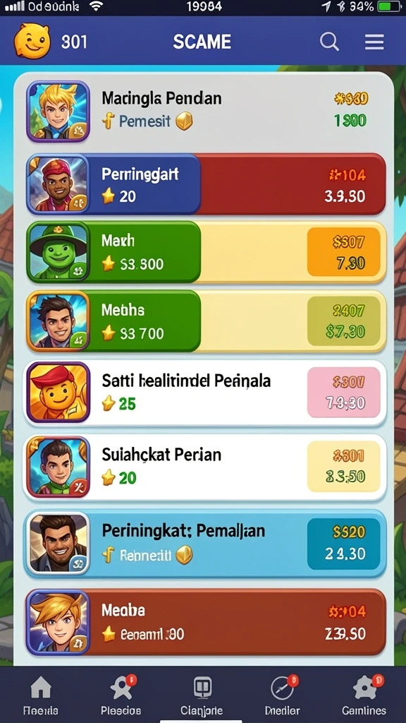 Fitur notifikasi untuk hasil dan promo terbaru.