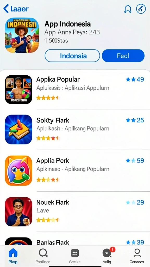 Tampilan antarmuka yang ramah pengguna.