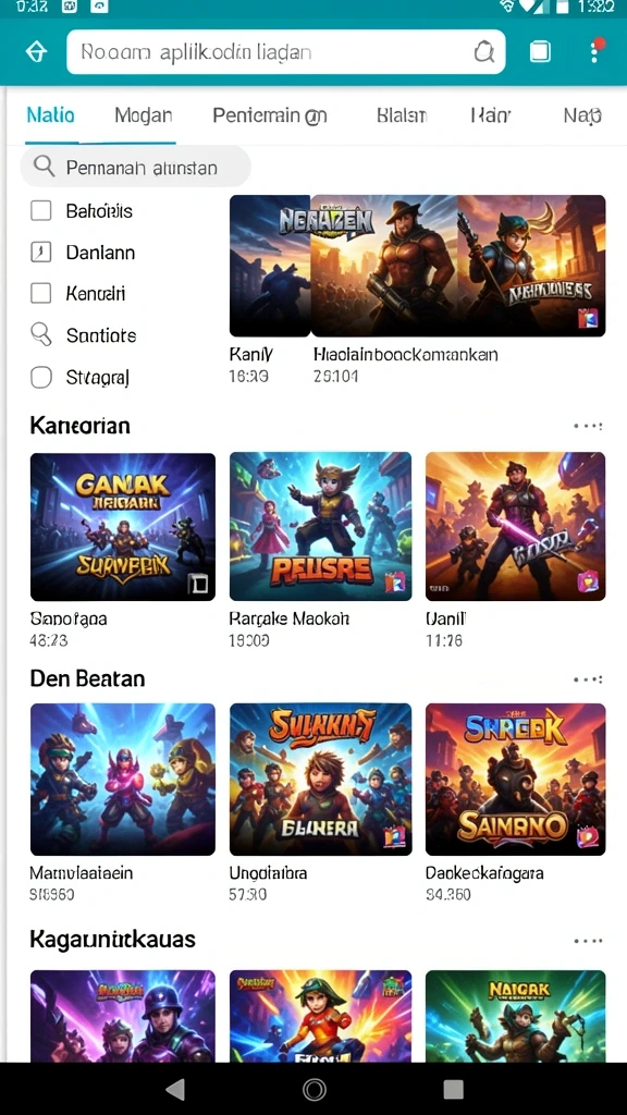 Tangkapan layar menampilkan grafis yang menawan dan antarmuka pengguna yang intuitif.