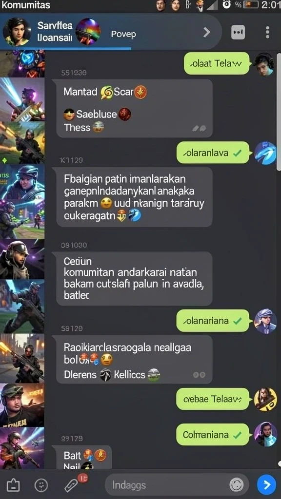 Screenshot menggambarkan misi yang menantang dengan karakter utama.