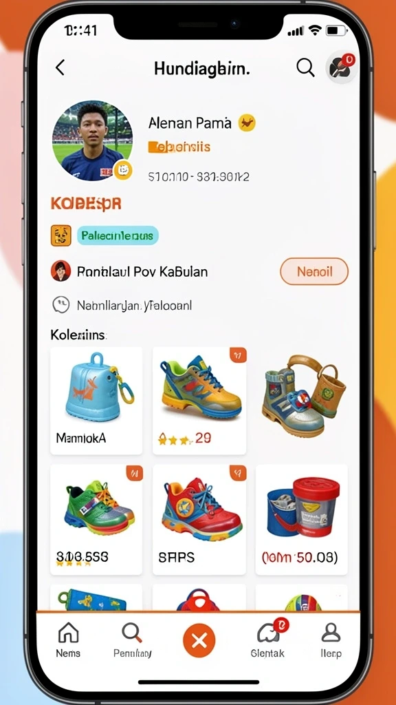 Tampilan menu utama EZ338 yang menarik.