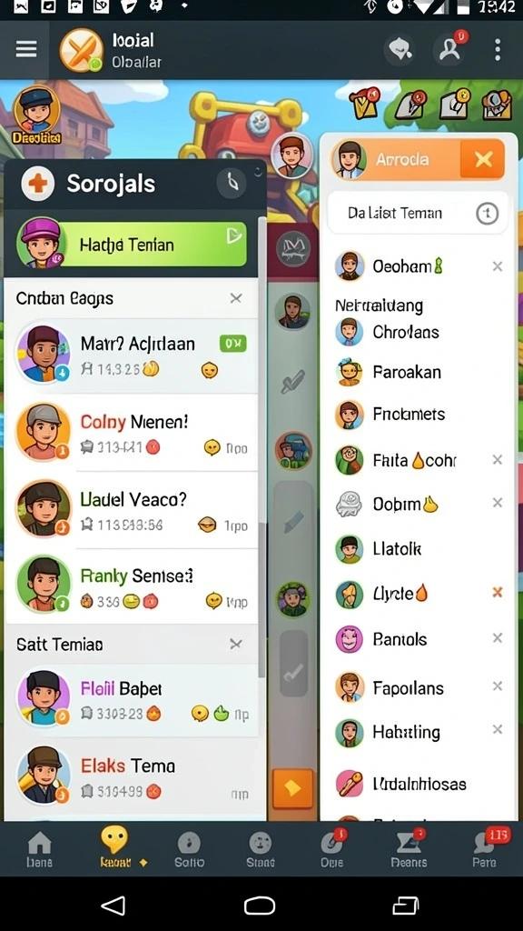 Mode multiplayer yang bisa dimainkan bersama teman.