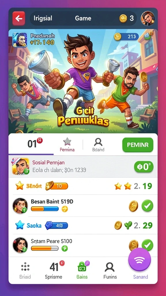 Mode permainan multiplayer yang mendebarkan.