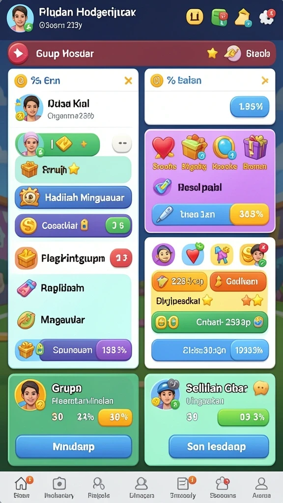 Karakter unik dalam GX88 yang dapat dimainkan.