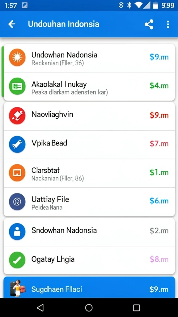 Tampilan antarmuka yang user-friendly dan menarik.