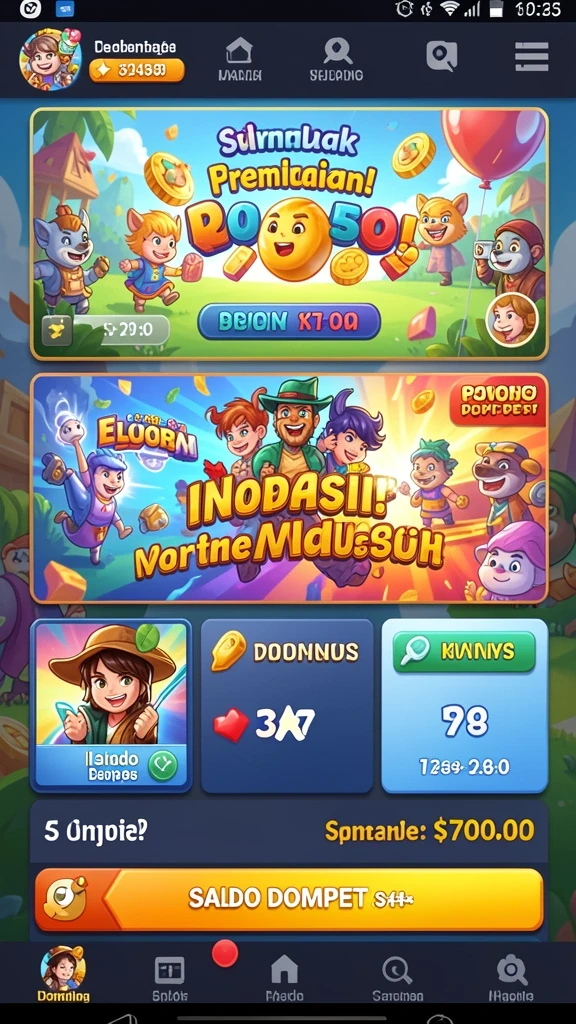 Tampilan antarmuka HOKIBET yang modern dan menarik.