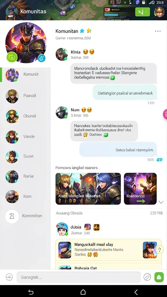 Tangkapan layar yang menunjukkan karakter utama dalam aksi.