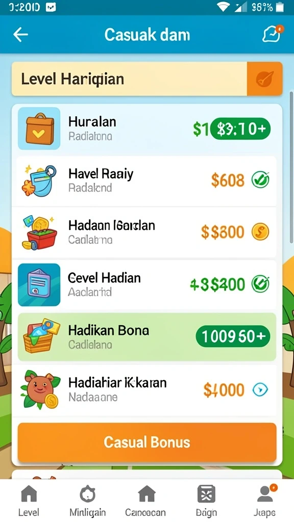 Grafis berkualitas tinggi yang membuat permainan semakin hidup.