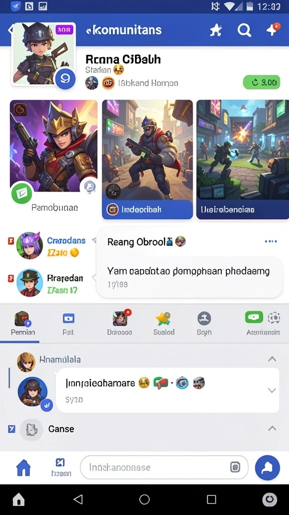 Tampilan antarmuka aplikasi IDX777 yang modern.