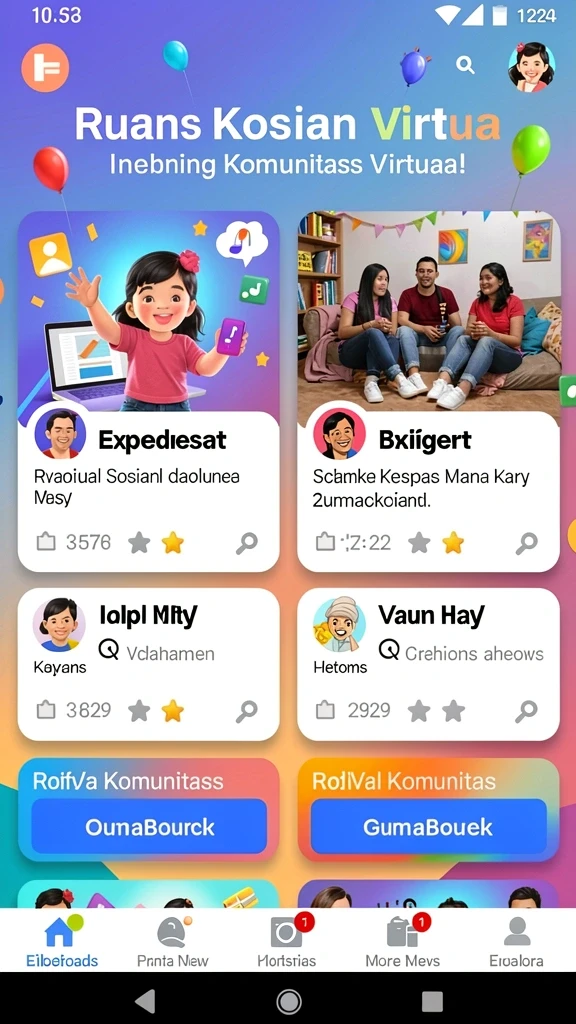 Tampilan antarmuka yang menarik dan mudah digunakan.