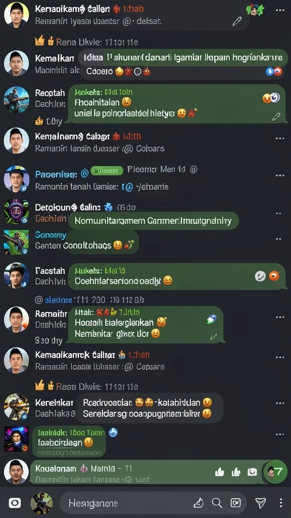Karakter unik yang bisa kamu pilih dan kembangkan.