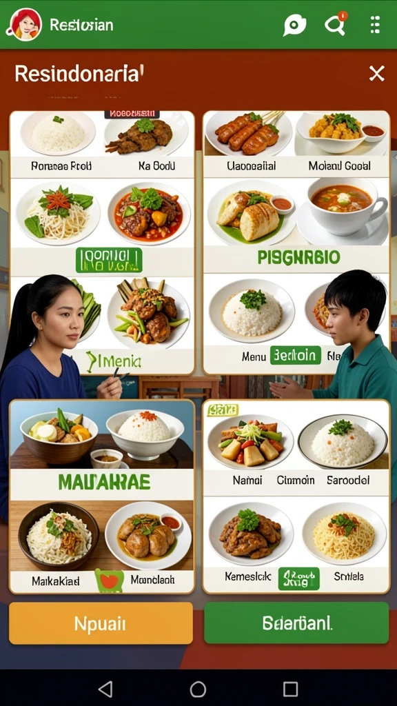 Tampilan antarmuka yang menarik dan mudah digunakan.