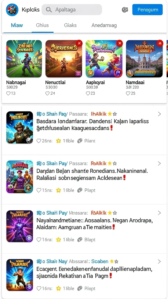 Tangkapan layar menunjukkan aksi seru dalam permainan.
