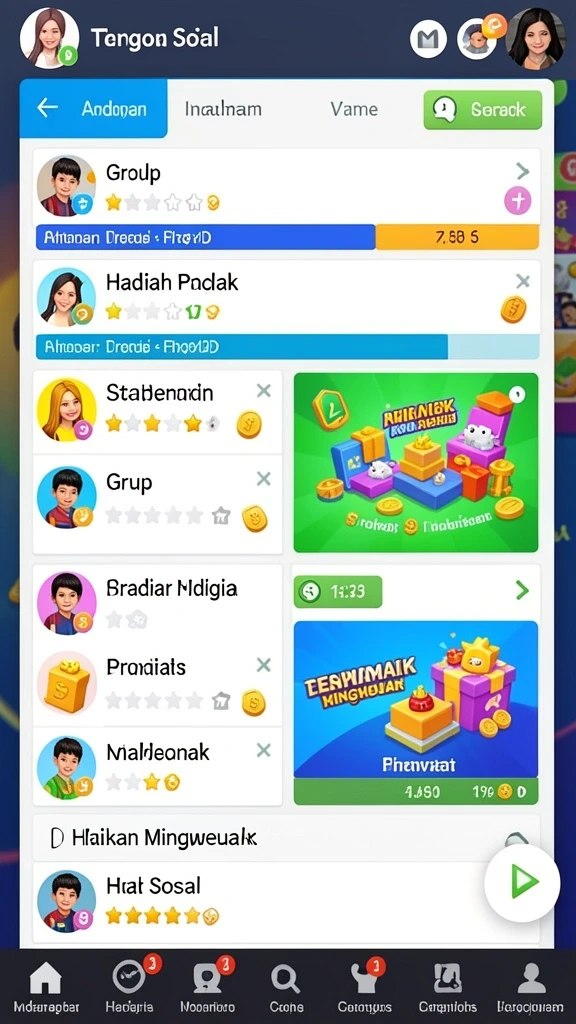 Tampilan grafis yang memukau dan menarik.