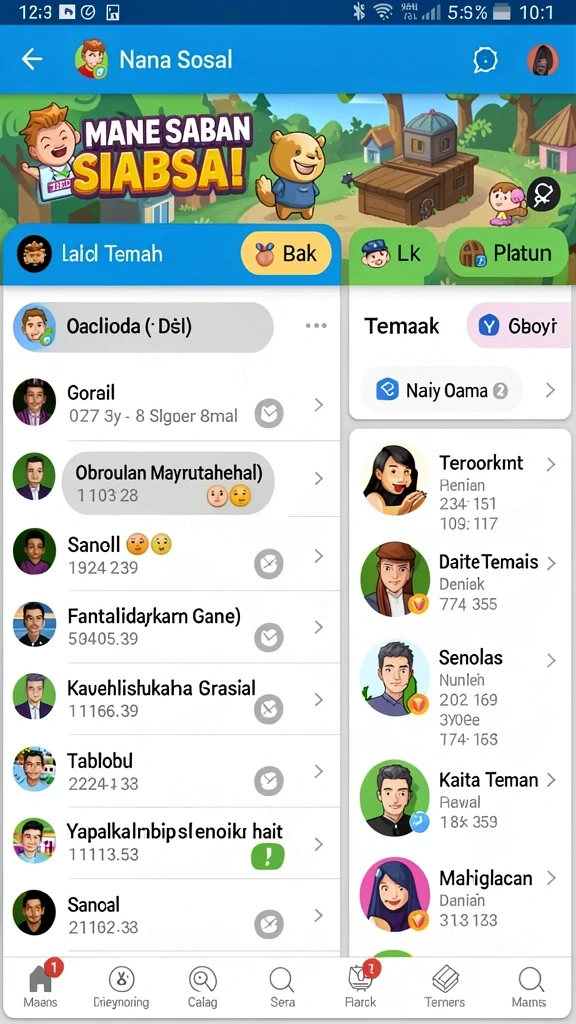 Gambar tampilan awal yang menawan dari game OKIDR.