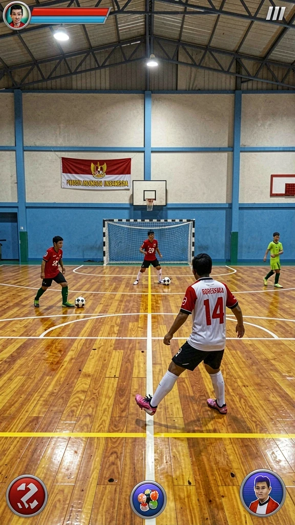 Tangkapan layar dari mode multiplayer yang penuh aksi.