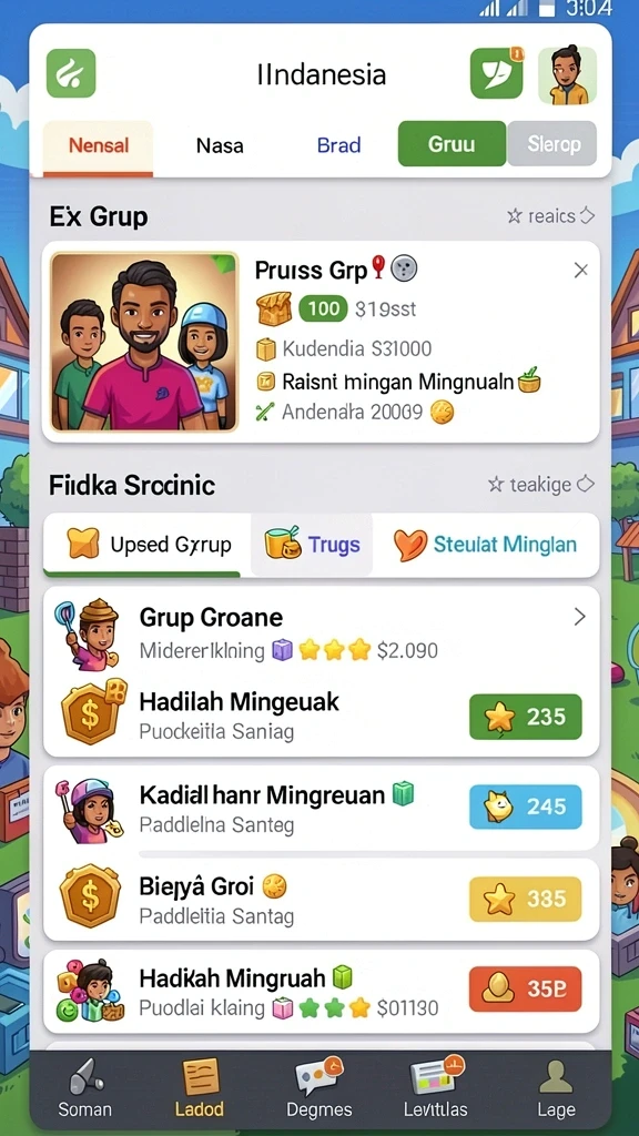 Karakter utama yang siap untuk petualangan.
