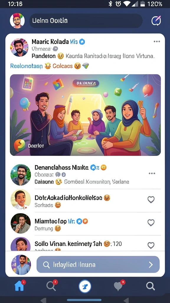 Tangkapan layar menunjukkan fitur multiplayer yang seru.