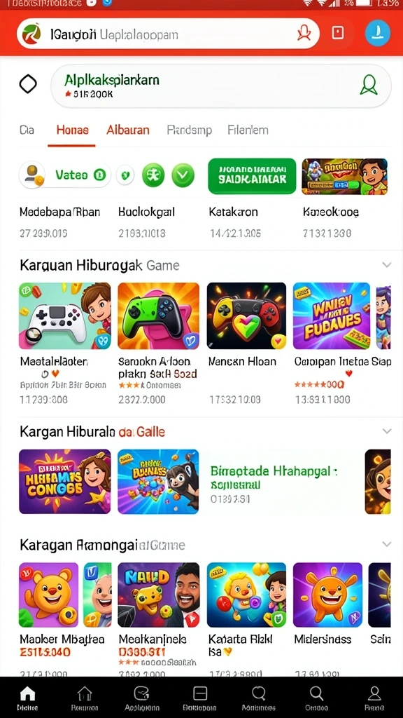 Berbagai pilihan permainan seru untuk semua pemain.