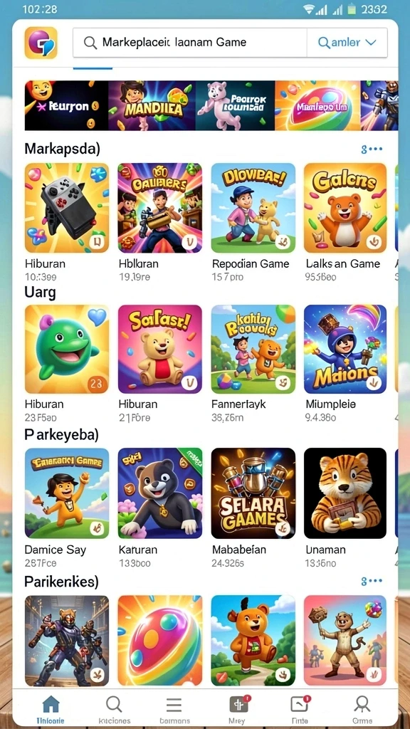 Tangkapan layar kedua menunjukkan misi yang sedang dikerjakan oleh pemain.