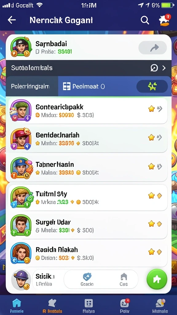 Karakter-karakter unik dengan kemampuan khusus.
