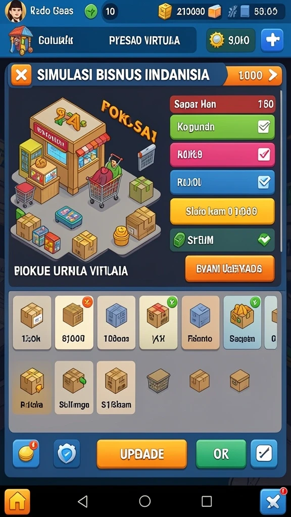 Karakter yang beragam untuk dipilih.