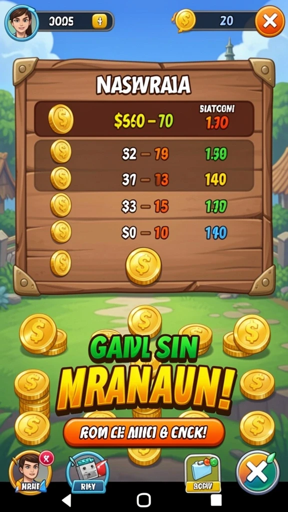 Tampilan awal yang menawan dari aplikasi TOPANWIN.